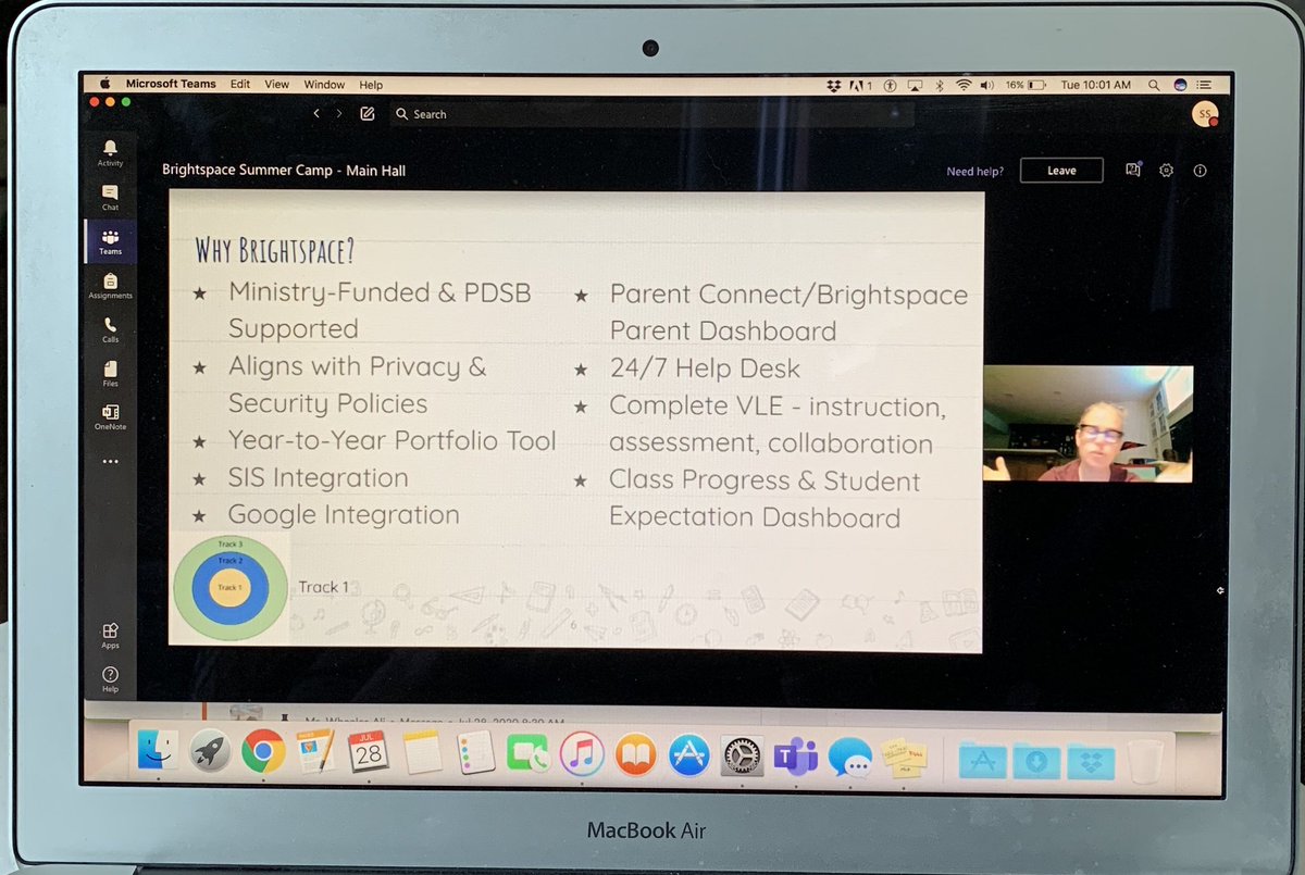 Here we go - day 1 of PD learning about Brightspace! As a big Google user, I’m looking forward to learning more about this alternate virtual learning space  #Peel21st #PeelEML