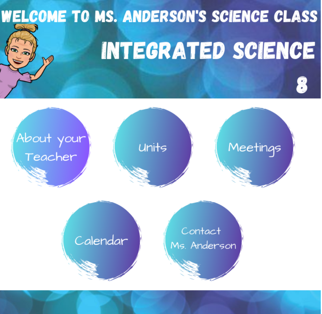 MsAnderSCI's tweet photo. Trying lots of ideas but keep coming back to clean and simple. I want to focus on the user/learner experience. Is everything easy to find? Can they access everything they need quickly and intuitively? I am having a lot of fun too! #CanvasLMS #CanvasPages #Canva #NorthPennStrong https://t.co/NEPZ01xnfG