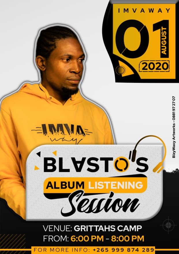 blastoimva's tweet image. New album is ready,I will be hosting a listening session on Saturday 1st August at Grittahs Camp in Lilongwe. #imvaway #Differenttime #reggae