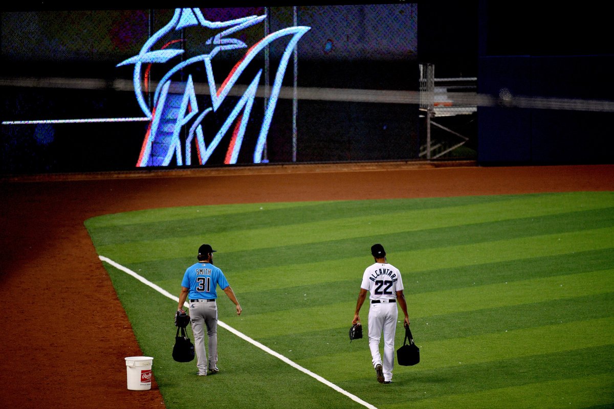 BRWalkoff's tweet photo. Four more players on the Marlins have tested positive for the coronavirus, per @Ken_Rosenthal https://t.co/E8V5NrWf6x