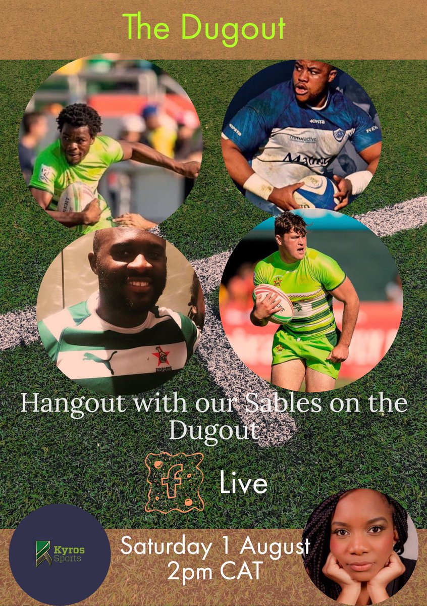 Join us on Sat as we chat to these fine Sables @tmak10 , Connor Pritchard, <a href="/faraimudariki3/">FM</a> and Biselele Tshamala <a href="/fafi5/">Rufaro Makamure</a>