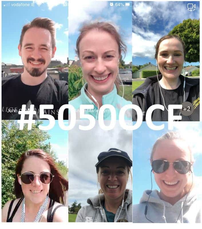 andreakatelydon's tweet photo. Some of our @cancertrials_ie team out for a socially distanced team walk for #5050OCF!! We have surpassed our financial and distance targets, thank you thank you thank you to everyone for donating!! https://t.co/6GwtPKpCnG https://t.co/jSW1fgbyUC