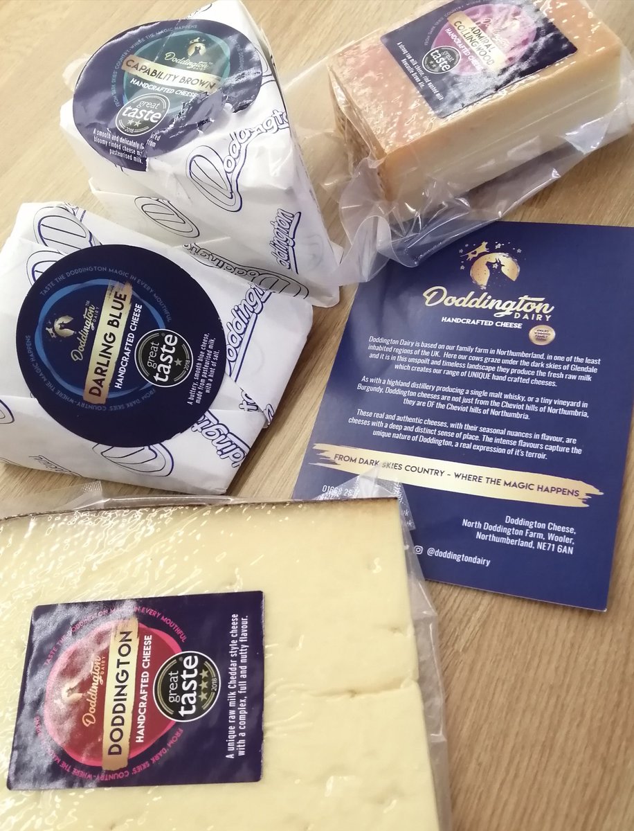 MightyCheeseB's tweet image. Just received my delivery from @doddingtondairy these cheeses look fantastic - can't wait to dive in!!!
