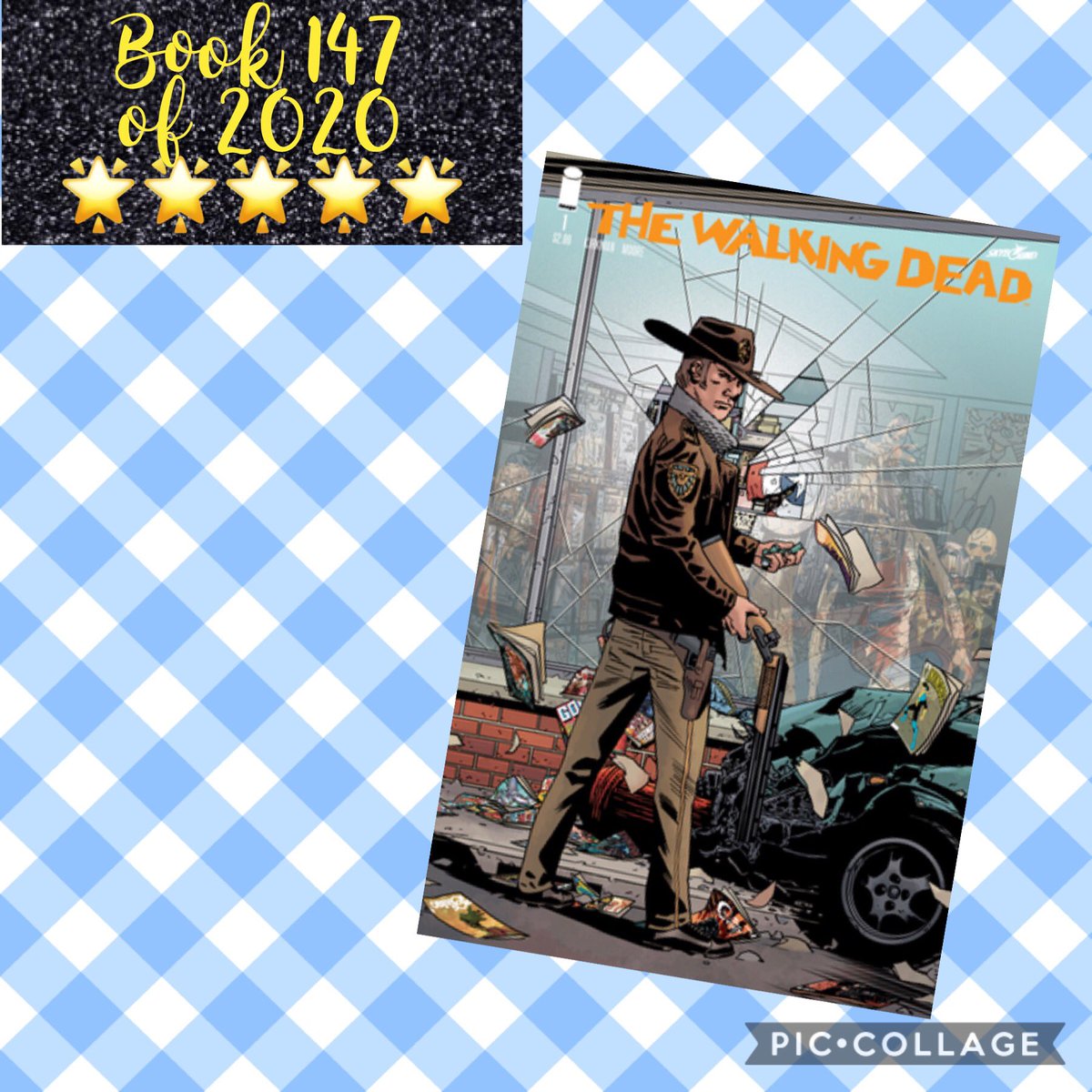 Colleen_Quinn's tweet image. Book 29 - The Walking Dead #1 15th Anniversary Retailer Edition by Robert Kirkman. @POPSUGARBooks from a series with my than 20 books. #AFBreadingchallenge #reread.