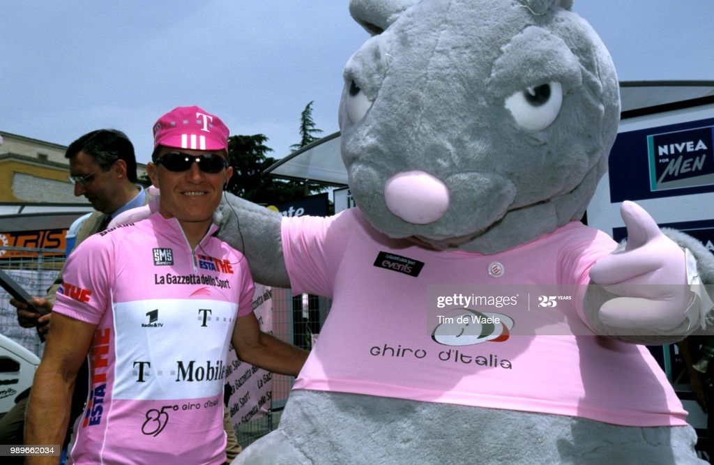 Before that, the Giro had a mascot "Ghiro", which is apparently a play on the common name for the "edible doormouse" in Italian.Given that he already looks pretty baked, the name feels appropriate. http://www.cyclocosm.com/2014/12/say-hello-to-lupo-wolfie/