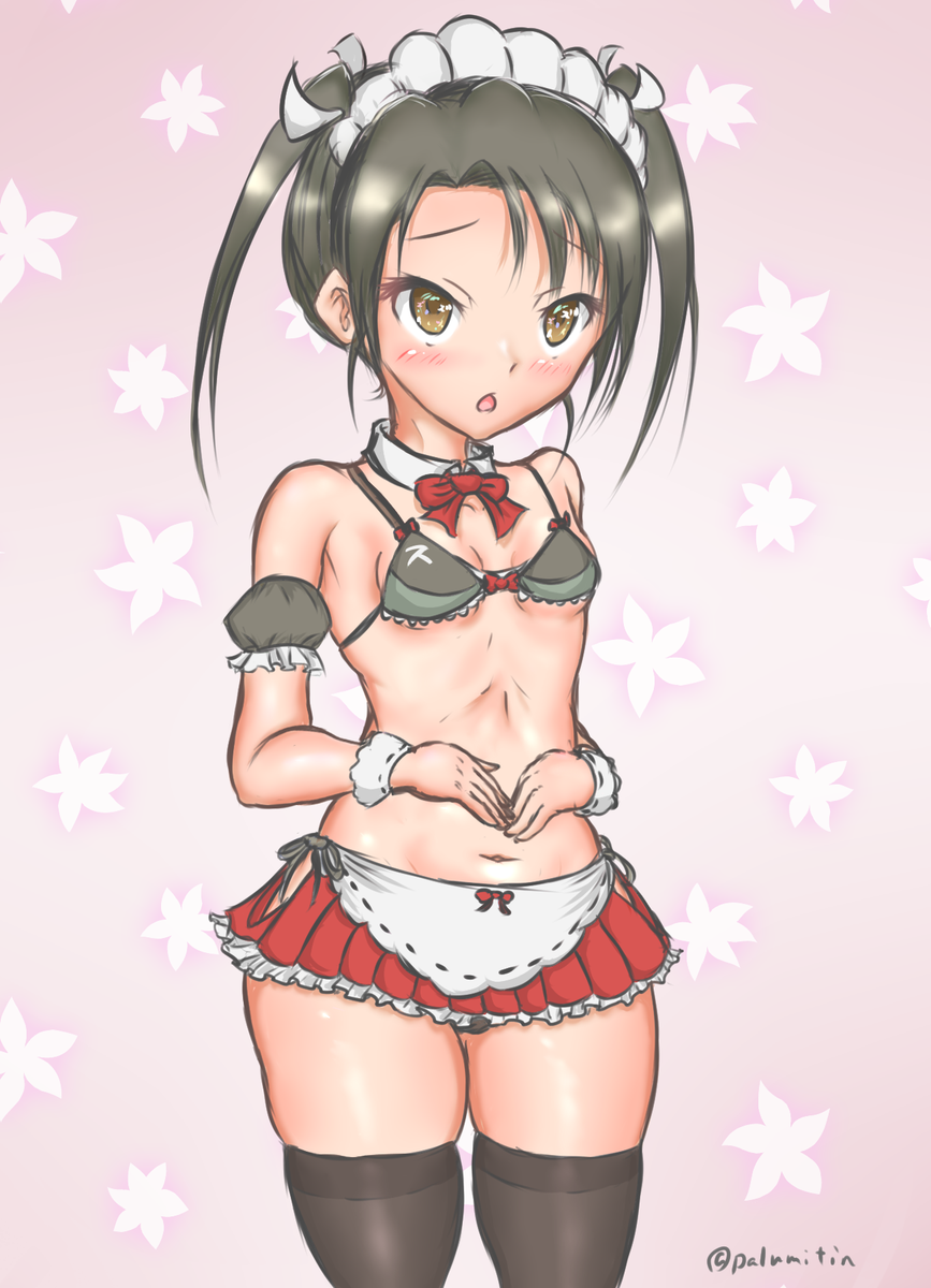 姉の失態の責任をメイドビキニでとらされる瑞鶴
#艦これ #瑞鶴 