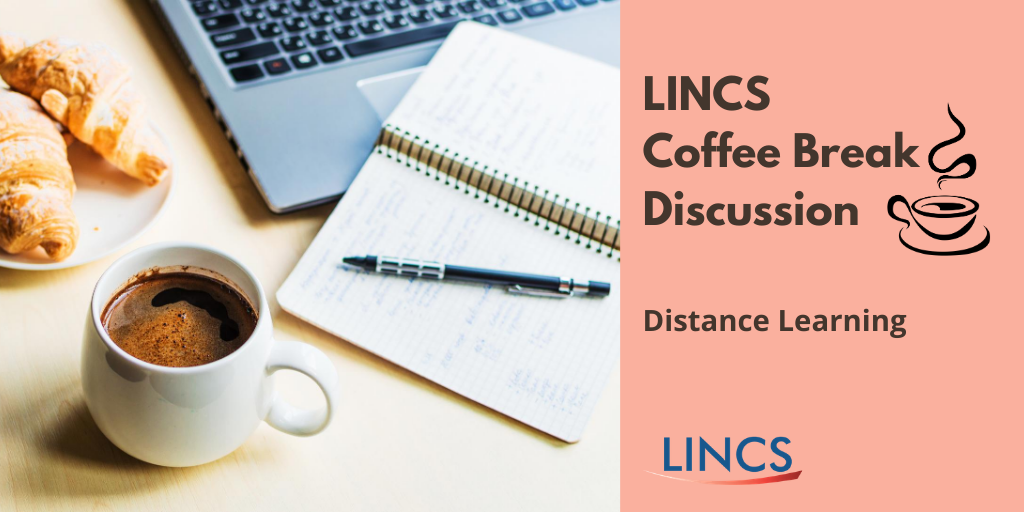 LINCS_ED's tweet photo. Are you looking for strategies for online shifting to distance learning? Register today! #distancelearning. Register for the #LINCSCommunity coffee break now! #adultedu https://t.co/ZkYPKwOWds