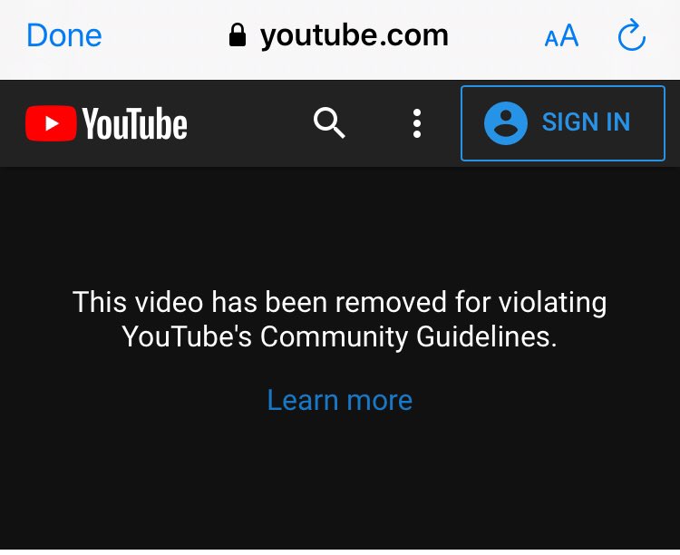 @JamesTodaroMD @CarolynDelara Unfortunately, you’re being censored by YouTube!