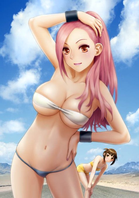 再再…再掲ですが、もうすぐ夏ですよね〜
水着あつめてみました
海じゃないのもあるけど青空だから夏って事で…(^^;; 