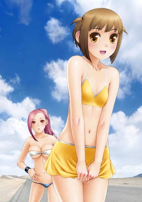 再再…再掲ですが、もうすぐ夏ですよね〜水着あつめてみました海じゃないのもあるけど青空だから夏って事で…(^^;; 