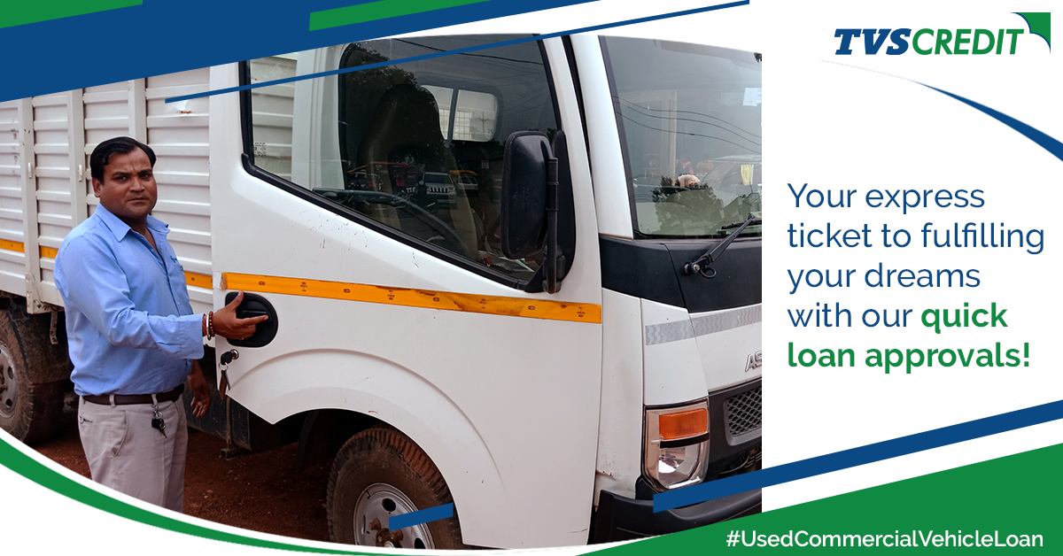 TVSCredit's tweet photo. Skip the endless hours of approval when it comes to availing our #UsedCommercialVehicleLoan
Click on the link below to start investing in your dreams today! https://t.co/U8B85ZfKuf
#TVSCredit #UsedCommercialVehicles #EmpoweringIndia #StaySafe https://t.co/ylhmR41kkF