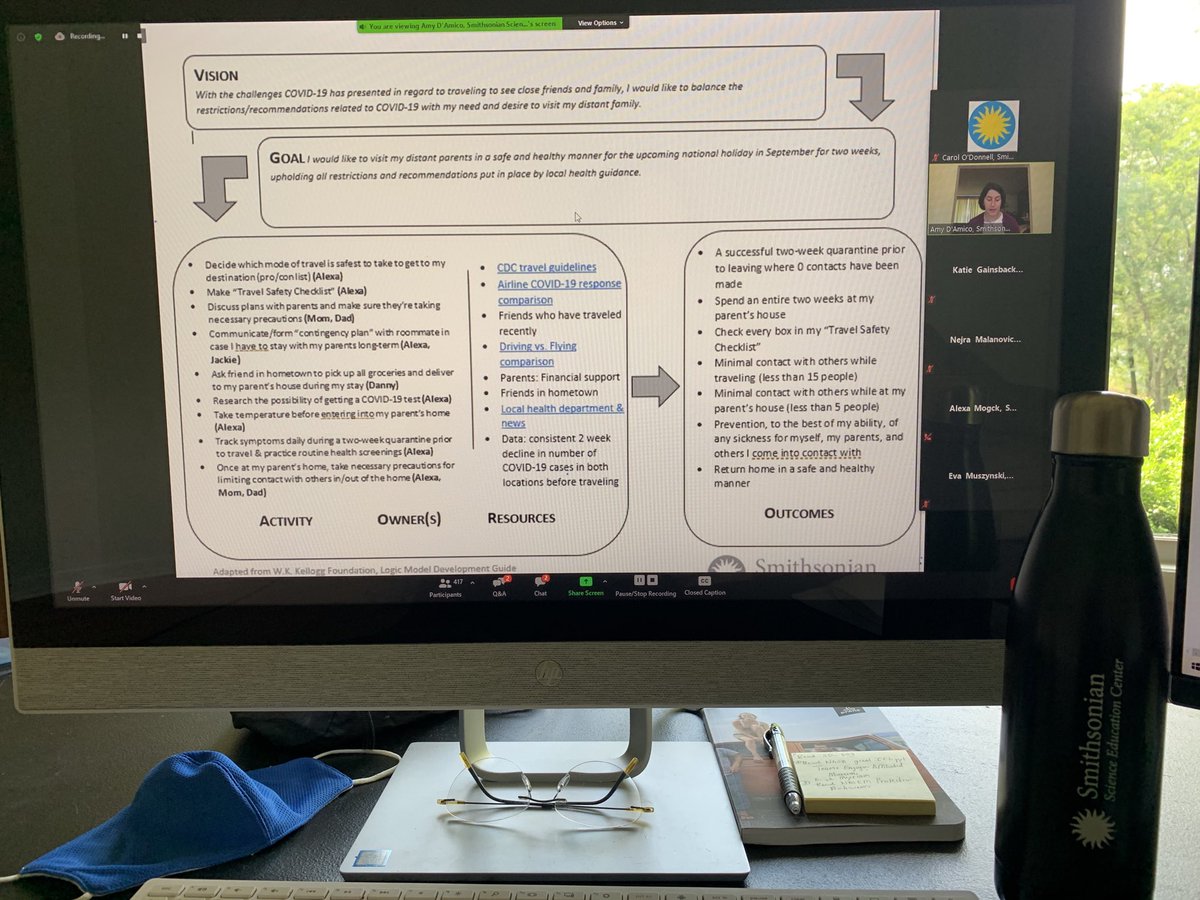 codonnel_carol's tweet image. Opening remarks from @SmithsonianScie Dr. Amy D’Amico as she walks through the Action Plan for STEM teachers at the #smithsonianAPI