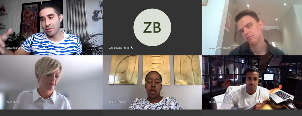 WavemakerGlobal's tweet photo. It's time for our live #WMPride x #WMRoots Q&amp;A session💡We're joined by our Global Client President Anna Hickey[@HickeyAnna],@benjamincohen,@LesleyPinckney,Christopher Kenna &amp; @MayaLiamHaynes to talk about intersectionality in media today🧑‍💻 https://t.co/4DSoUbihxQ