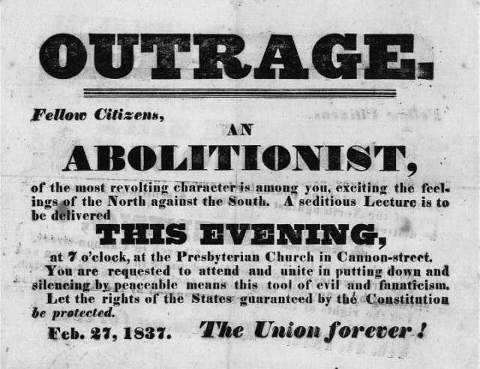 The abolitionist movement in the US at the time was complex, to say the least. Advocates for it included... slave-owners, like Thomas Jefferson and Ben Franklin, but also formerly enslaved people such as Frederick Douglass. It shows that racism has always been contradictory.