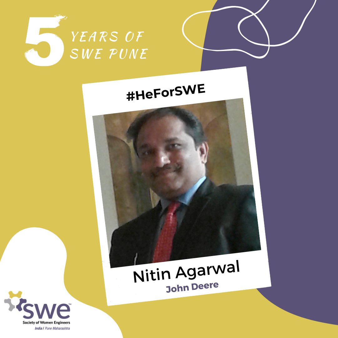 SWEPune's tweet photo. Meet our #HeForSwe ally Nitin Agarwal.The purpose of the #HeForSWE Affinity Group is to grow inclusion and advocacy efforts by way of increasing male allies in #STEM fields.
Swipe right to see Nitinβs journey!
#SWEPuneAffiliateTurns5 #womenatwork #SheforShe #HeforSWE #empowerment https://t.co/muccH8P1ga