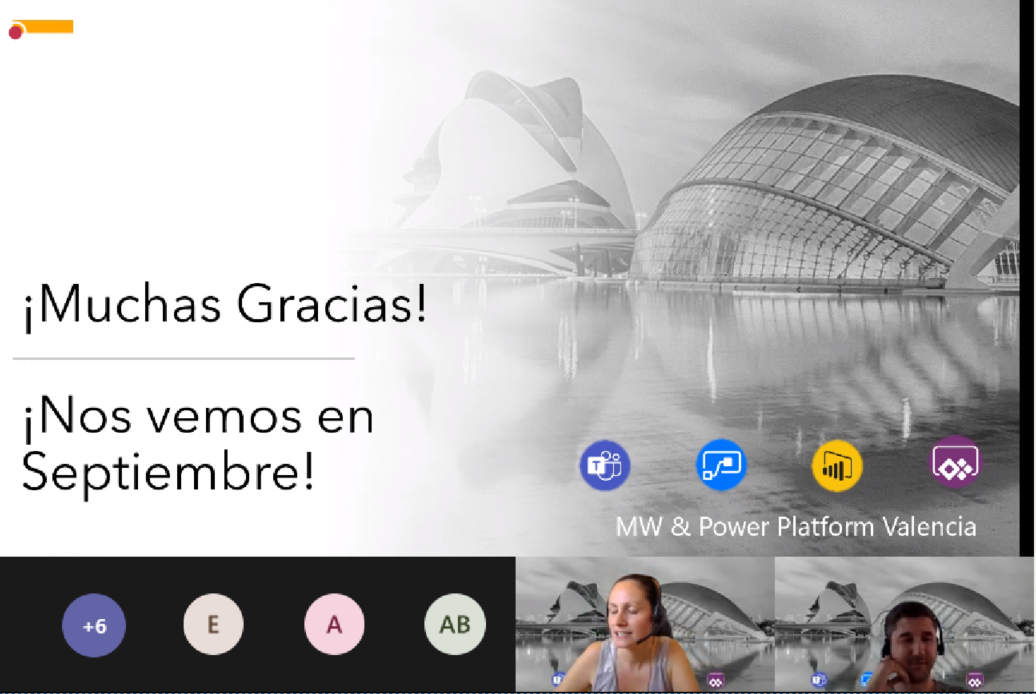 ambynet's tweet photo. Excelente meetup en #ModernWorkplace & #PowerPlatformValencia con @rromero_lopez y @jbarnandis
https://t.co/2lk57sUWDN y https://t.co/odmeyYpMa5 #SomosPower #PowerPlatformEspaña ¡Nos vemos en Septiembre! 👏😀Gracias !! https://t.co/bcjDp3Qsea