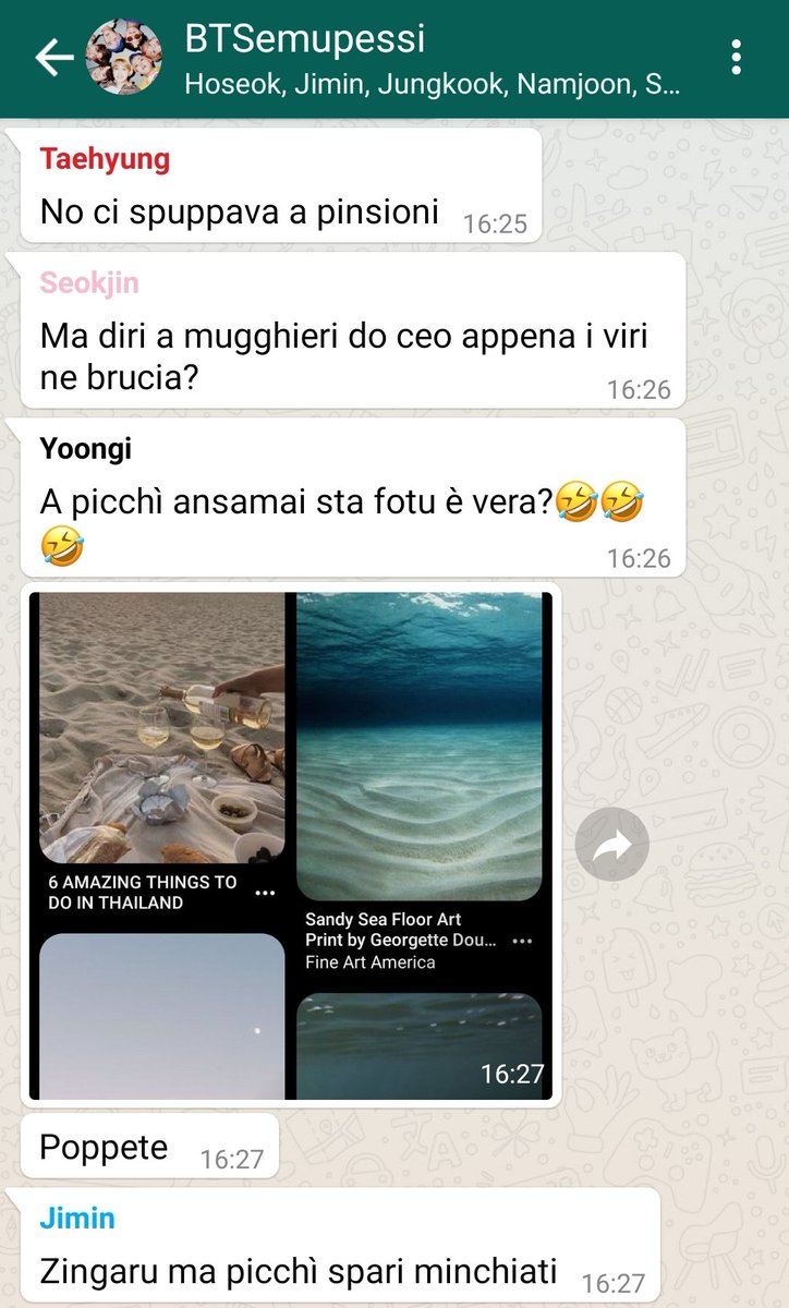 BTSemupessi's tweet photo. Se i BTS fossero siciliani, cosa si direbbero in chat?

+ 

Episodio 20, i minchiati di Hoseok e la liscia del gruppo🥳 https://t.co/XM24uwtS4O