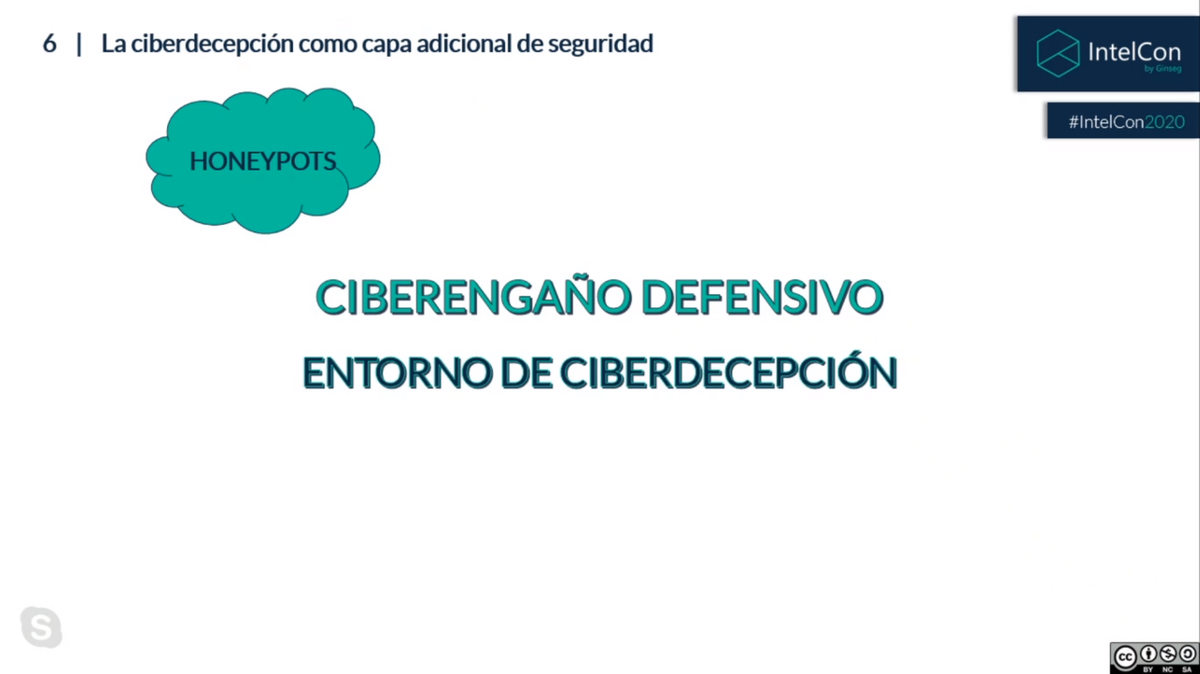 cibernicola_es's tweet image. Ese momento en el que @PsicoHacking habla de #ciberdecepción y aparecen en escena los #honeypots 

#IntelCon