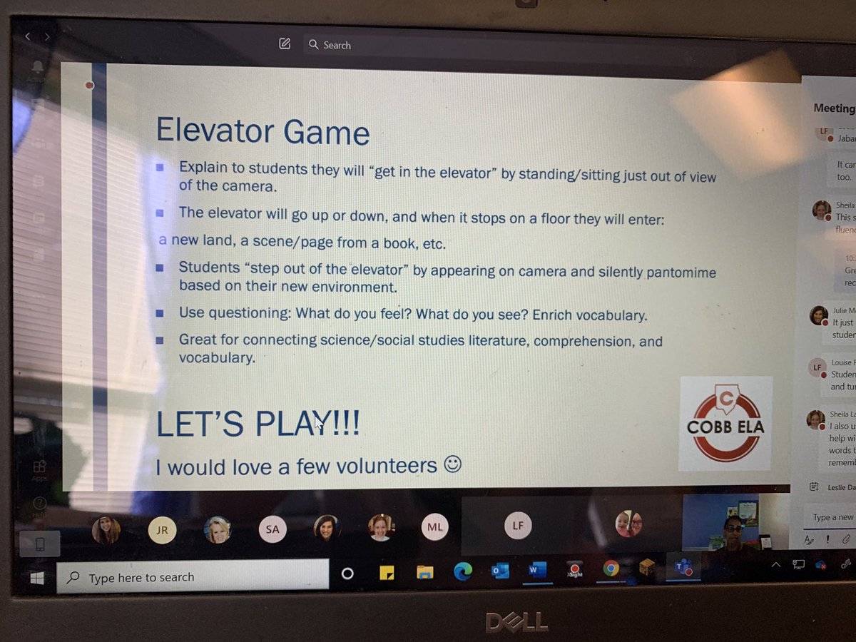 Super FUN idea to tie speaking &amp; listening skills in with our virtual instruction. Thank you, Mary! <a href="/COBB_ELA/">Cobb ELA</a> #keh4life #KeheleyStrong <a href="/keheleycomets/">Keheley Comets</a> #EngageCobb