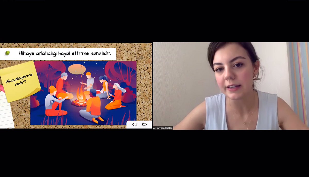 İBB Genç Yetenek Gelişim Programı’nda ekibimizden Zeynep ile “Hikaye Anlatıcılığı ve Hikayeleştirme” üzerine konuştuk. Hikayeleri ve paylaşımlarıyla katkı sunan katılımcılarla bir arada olmayı çok seviyoruz. Teşekkürler! #eğitimpanda #hikayeleştirme #hikayeanlatıcılığı