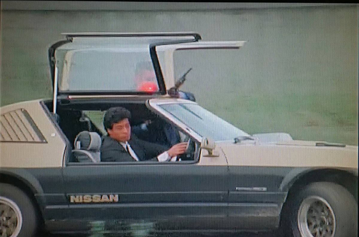 舘さんの奥さん元ミスフェアレディらしい #日産 #ミスフェアレディ