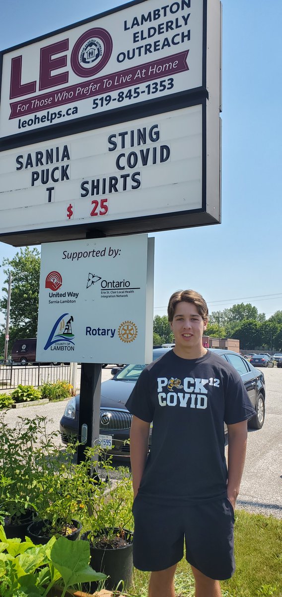 StingHockey's tweet photo. Only 3 days left! Deadline: July 31st 

Grab your #puckCOVID shirt in support of  @ElderlyOutreach 

Shop here: https://t.co/MouOpFrZmE https://t.co/p0ZtJ3ggm3