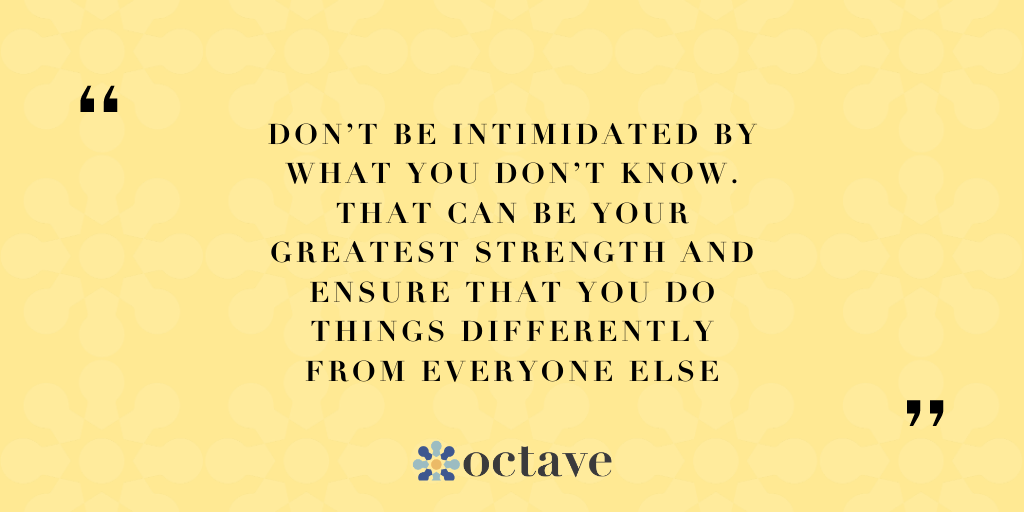 OctaveTweets's tweet image. "Don't be intimidated by what you don't know. That can be your greatest strength and ensure that you do things differently from everyone else."

#quoteoftheday #qotd #success #challenges #motivation #business #inspiration #goals #entrepreneur #successquotes #smallbusiness