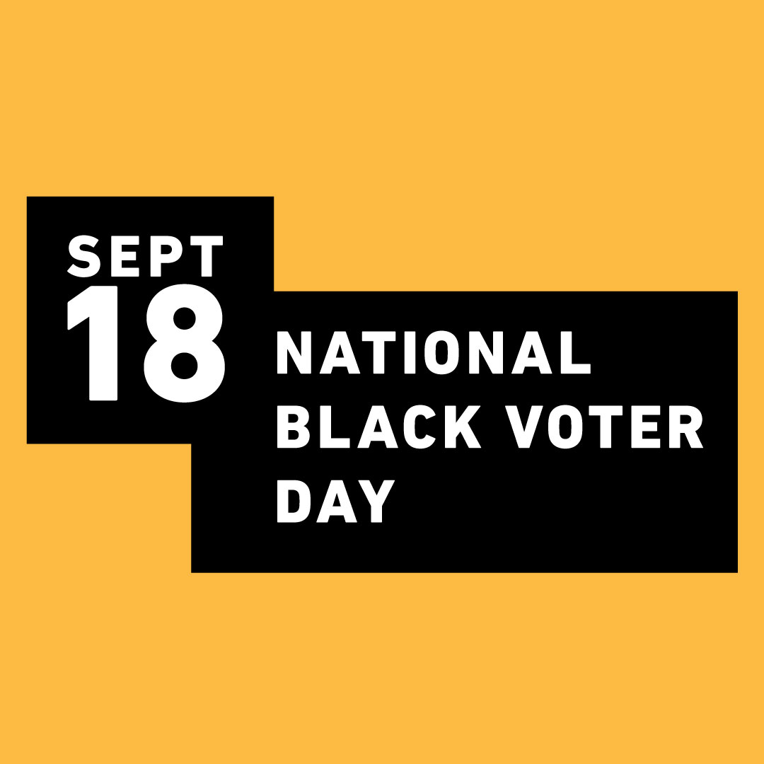 WhenWeAllVote's tweet image. Nothing about us should ever be decided without us. 

In just 100 days, Black futures are on the ballot. We are proud to partner with @BET and @naturbanleague for the inaugural National Black Voter Day on September 18th.

Get ready NOW → bet.com/ReclaimYourVote