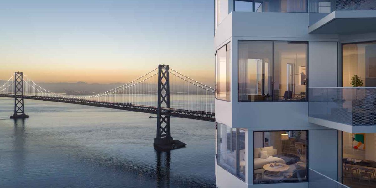 alejandrocsome's tweet photo. Gang Studio termino la torre MIRA en San Francisco. Una torre que va girando todas sus plantas y unidades internas en pos de darle a cada uno una vista diferente de la ciudad y potenciar esa cualidad en altura.

Todo muy lindo, pero veamos que Arquitectura da en la planta... https://t.co/dWWmtDxRGr