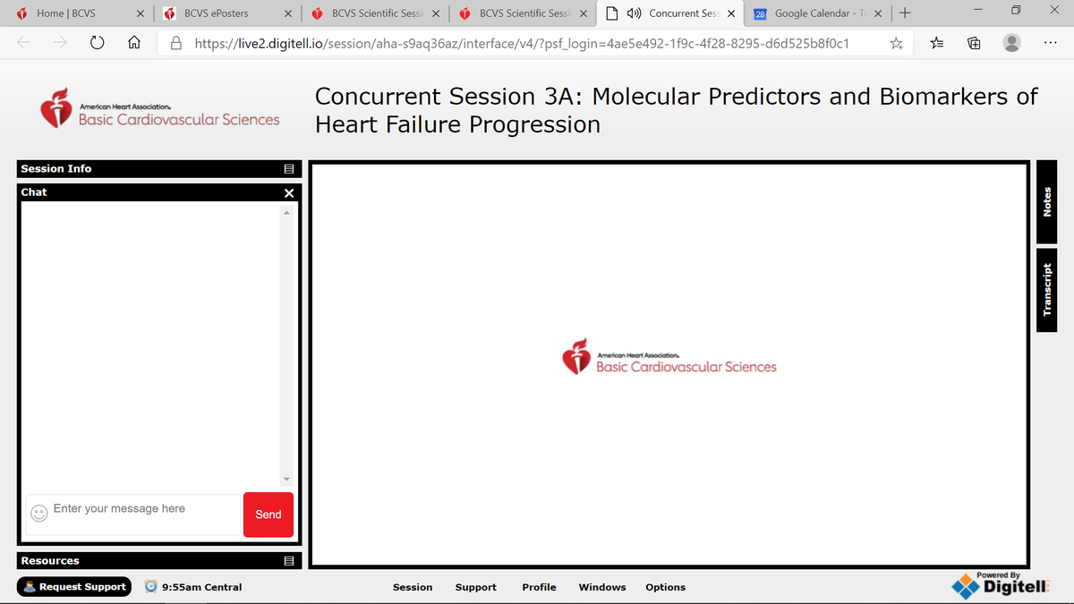 Second day of #BCVS20! Another exciting day of talks AND posters.
<a href="/AHAMeetings/">AHAMeetings</a> <a href="/AHA_Research/">AHA Research</a>
