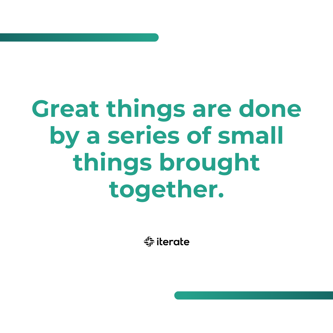 iterateiterate's tweet photo. “Great things are done by a series of small things brought together” – Vincent Van Gogh
#digitalmarketing #iterate #iteratemarketing #success #motiivation #motivational #inspirational #quotes https://t.co/JV4mbJ2jsD