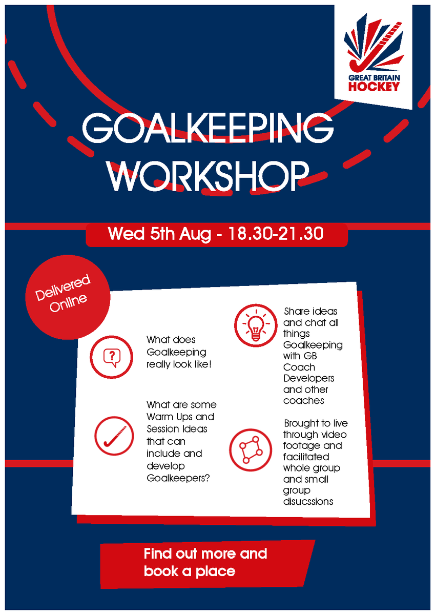 How have people who have been on our Goalkeeping Workshop described it?

"A mixture of skills, coaching delivery &amp; training ideas that develop GKs"

"Interactive, thought provoking"

"Insightful, inspiring"

Join us for another session on Wed 5th Aug

tinyurl.com/tva37c2