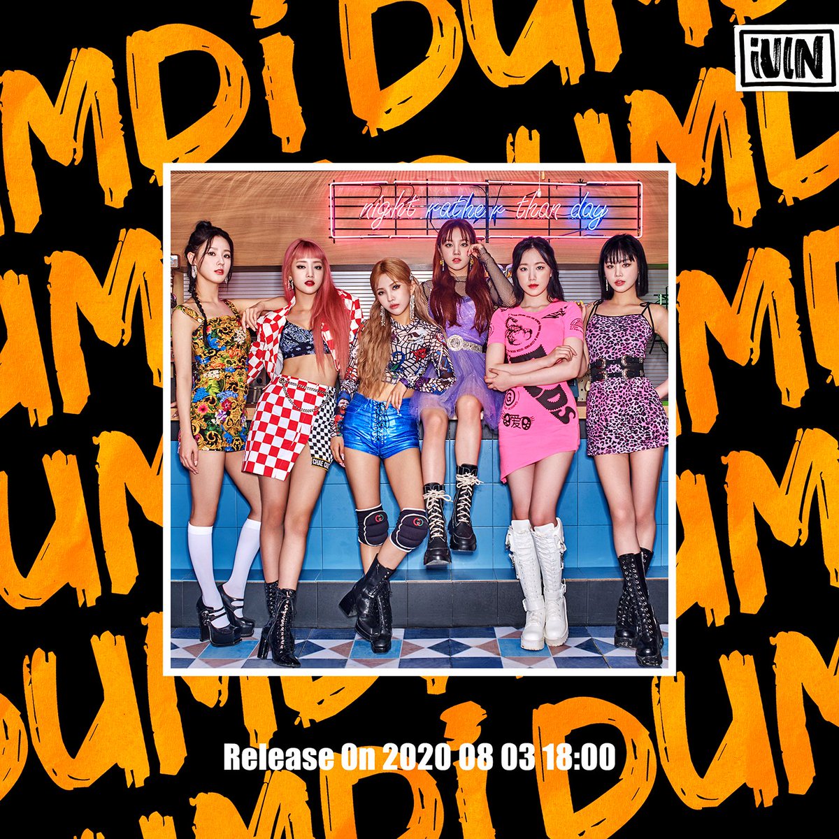 (G)I-DLE Single
[덤디덤디 (DUMDi DUMDi)]
Concept Image

🎧 Release On 
2020.08.03 18:00 (KST) 

#여자아이들 #GIDLE
#덤디덤디 #DUMDiDUMDi