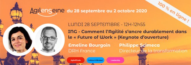 AgileEnSeine's tweet photo. @AgileEnSeine 2020 - 100% en ligne @INGFrance 

#AgileScale #culture #Mindset #agile 

https://t.co/GdjE7l2iE5 https://t.co/rcehlyNpHz