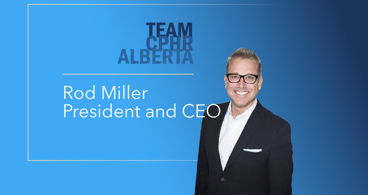 CPHRab's tweet photo. The @CPHRab BOD has successfully completed our CEO recruitment. Join us in welcoming the new CEO for CPHR Alberta, Rod Miller! Having served as interim #CEO since March 2019, Rod’s experience in leadership and governance positions him well for continued success in this role. https://t.co/blbE1FQjs5