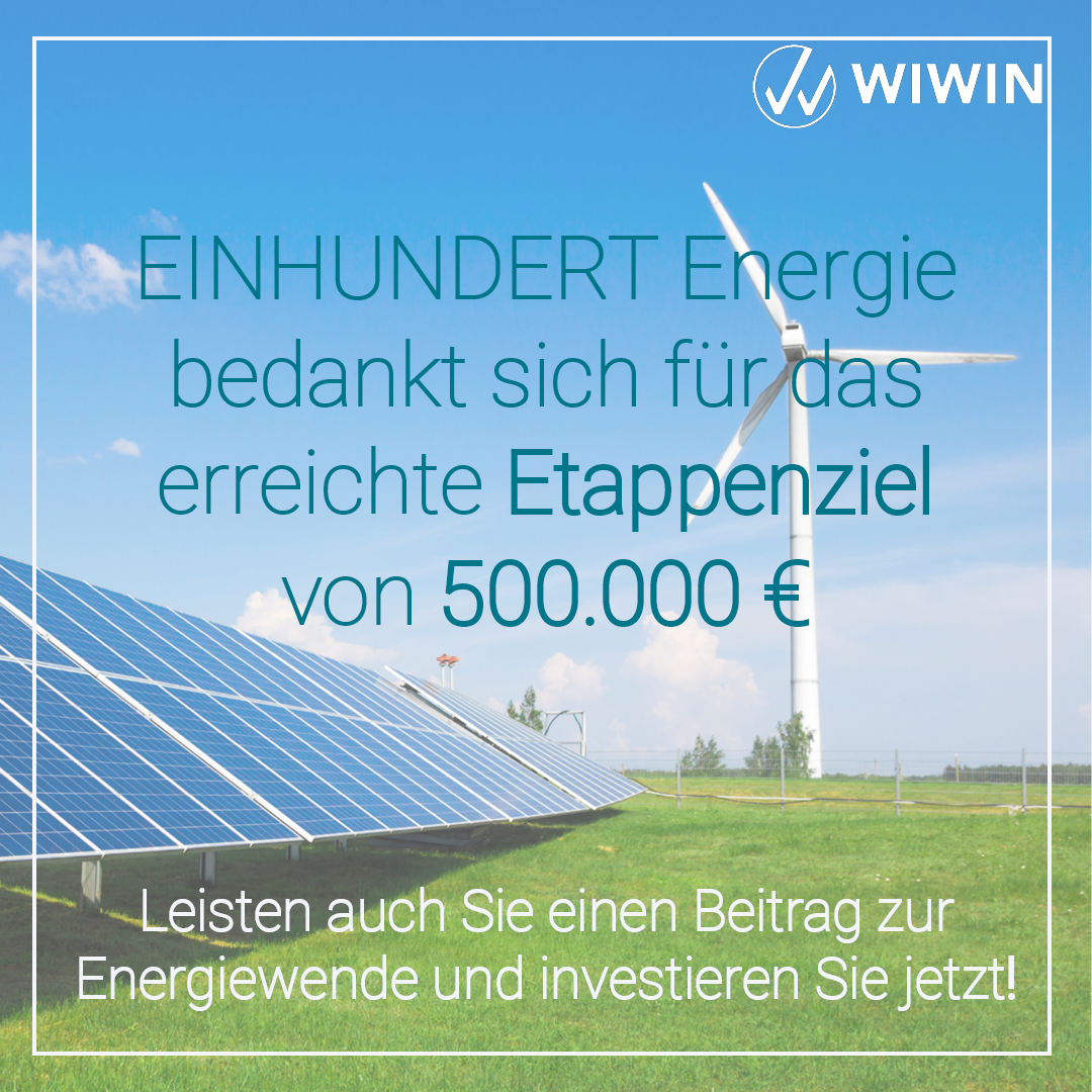 wiwin_gmbh's tweet photo. Investieren auch Sie in EINHUNDERT Energie – für eine Energiewende, von der alle profitieren: https://t.co/D6kf8ajTx9 Warnhinweis: Der Erwerb dieser Vermögensanlage ist mit erheblichen Risiken verbunden und kann zum vollständigen Verlust des eingesetzten Vermögens führen. https://t.co/xCv3Io0n1r