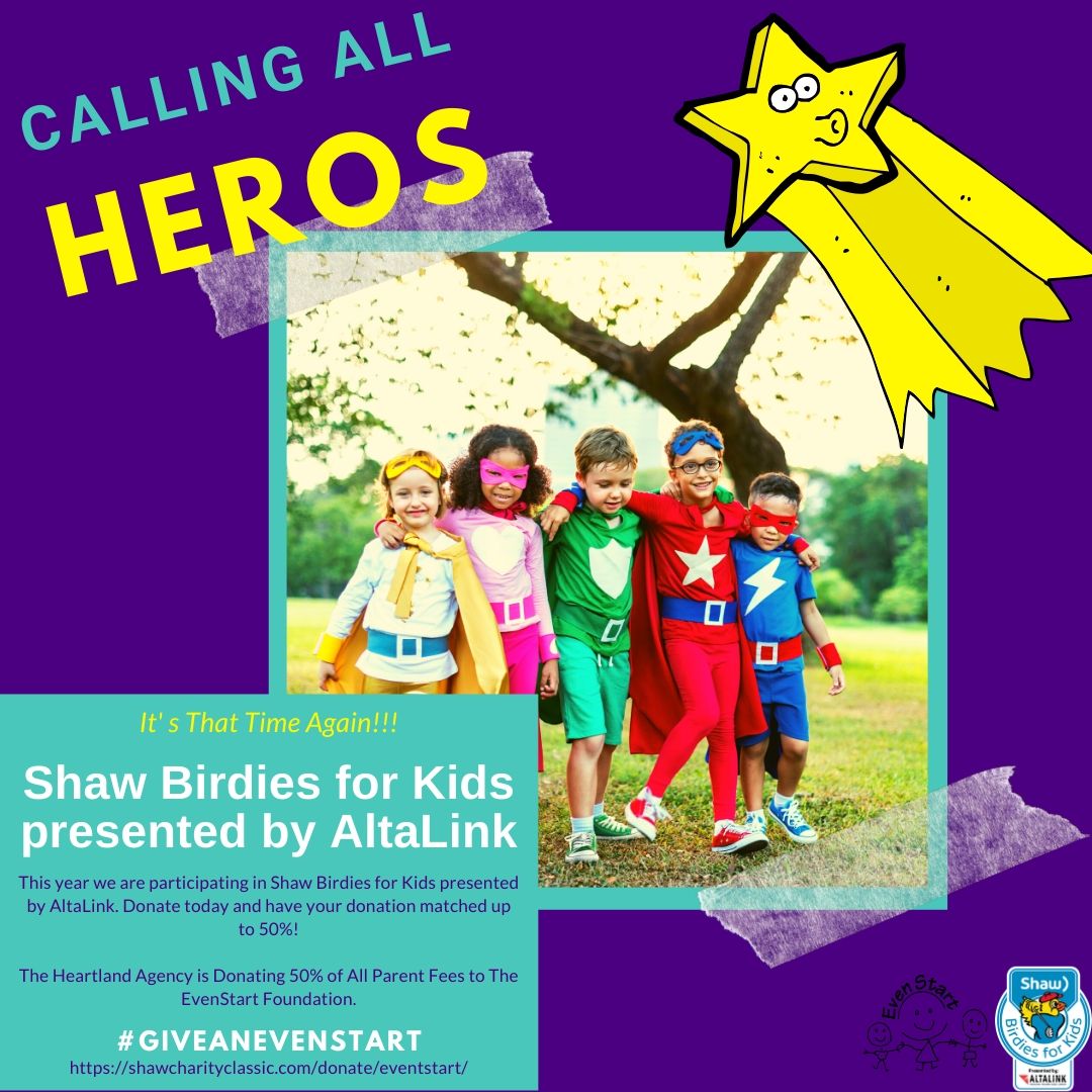 GiveAnEvenStart's tweet photo. Help children from backgrounds of trauma, neglect, abuse. Until August 30, make donations go further supporting EvenStart Foundation through Shaw Birdies for Kids presented by AltaLink.
Learn more: https://t.co/78QOtU1IDc
#Birdies4Kids #BFK #EvenStartFoundation #GiveAnEvenStart https://t.co/y8bK09Eqah