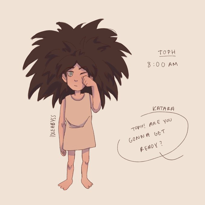 me and my friend had this idea while we were watching atla so i drew it bc we laughed for like 5 solid minutes over this concept 

also this probably takes like 3 seconds not 3 minutes so ignore that
#atla #toph 