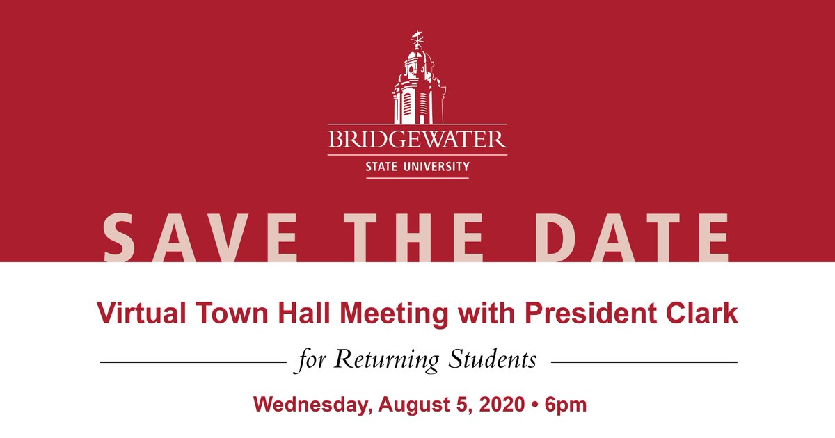 BSU_Grad's tweet photo. This Town Hall Meeting will be for Returning Students and will provide an opportunity for students and families to learn more and ask questions about BSU's plans for the fall semester. https://t.co/zXs2wns8uq
