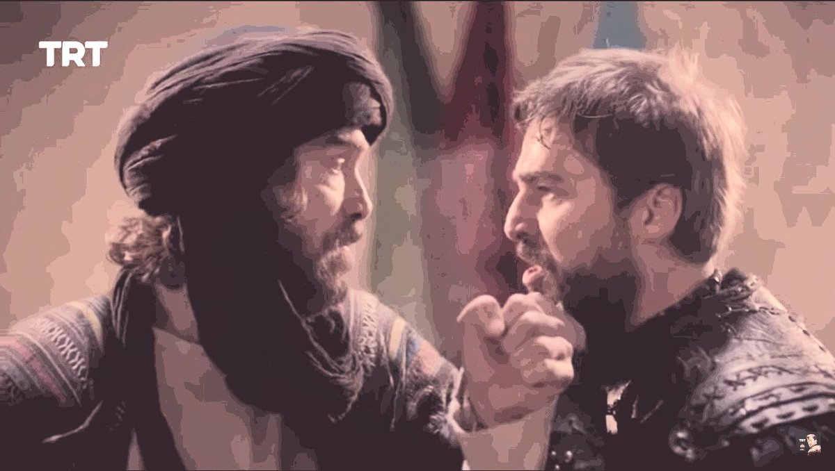 By his artistic symbolism, the director wants to convey a moral message: What happens when two equal & opposing forces collide, like 2 sides of the same coin,like good vs evil, Islam vs Kufr, Adam vs Iblees, Angels vs the Jinn,Light vs Shadow,Undertaker vs Brock Lesnar. #Ertugrul