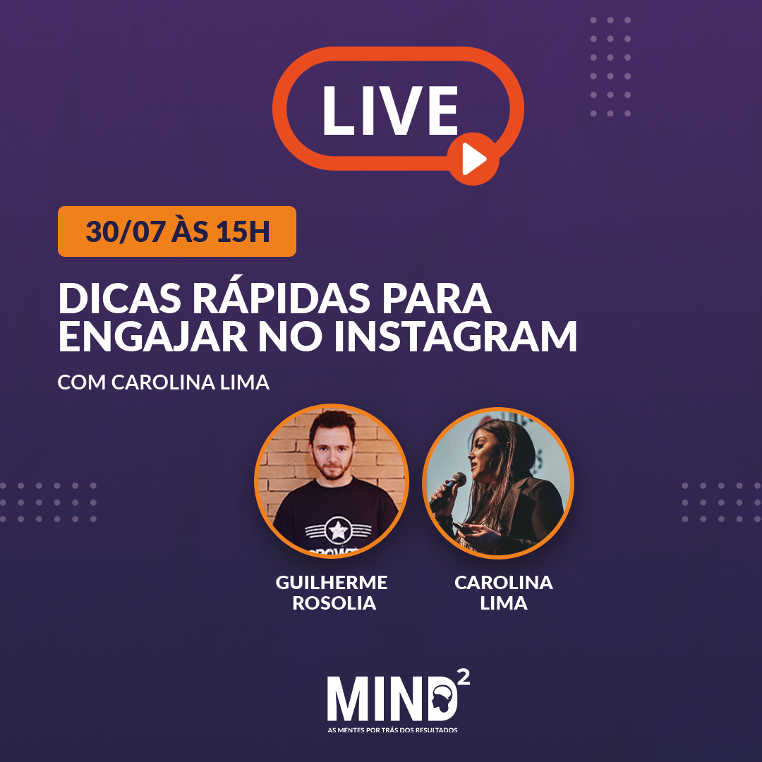 CanalMind2's tweet photo. Quer saber como aumentar seu engajamento no #Instagram? Então você não pode perder o bate papo desta semana na Mind²! 📱Vamos entrevistar @CadyWitter, que é responsável pelas estratégias de #redessociais e #conteúdo da @ResDigitais. Ative o lembrete: https://t.co/sv3SowiPZl 😀 https://t.co/MSRj0whWby