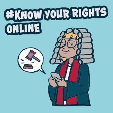 SWGfL_Official's tweet photo. Young people have rights online. Even at 13 it’s not too young to think about online rights and it’s never too late to learn about them. See how far you get with the 🧑‍⚖️ Net Rules Challenge 👉 from @ITU https://t.co/ACNBd0wrDd https://t.co/M0fNX95kFZ