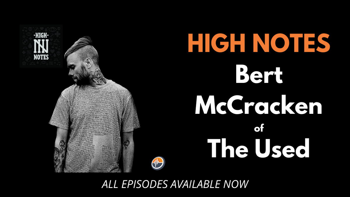 In our premiere episode, Bert McCracken of  @WeAretheUsed recounts the dark times that preceded his decision to get clean, and the many lessons he's learned on the road to recovery. We also share a demo from the band and insight into  #Heartwork.Listen:  https://linktr.ee/highnotes 