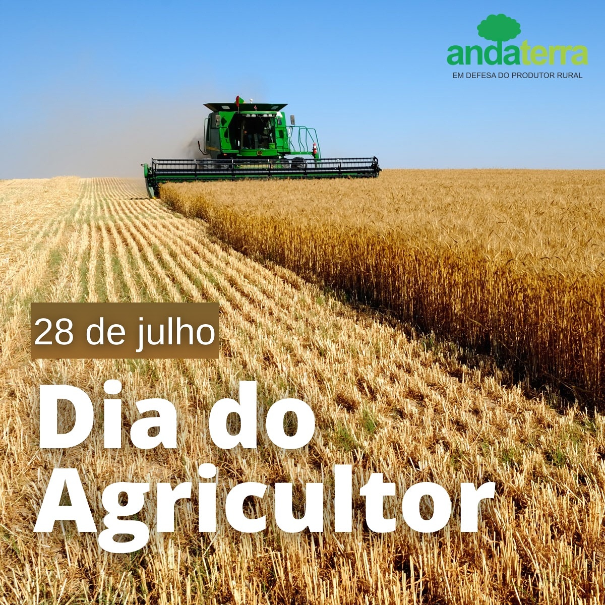 ANDATERRA1's tweet photo. Feliz dia agricultor! 
Sem o homem do campo a cidade não tem o que comer. Graças ao agricultor brasileiro 1,5 BILHÕES de pessoas tem segurança alimentar. 
#DiaDoAgricultor https://t.co/iomPTkziTT