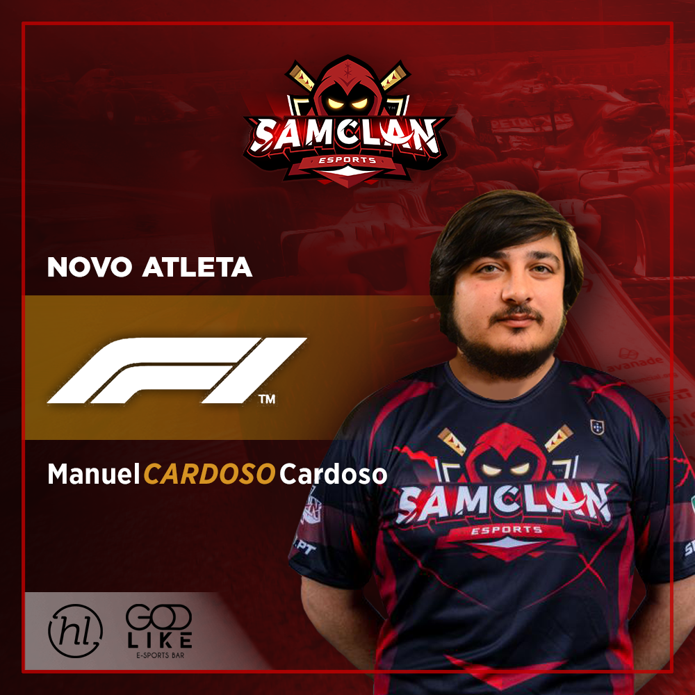SAMCLANesports's tweet photo. Os SAMCLAN vêm a apresentar o nosso novo piloto de F1, Manuel " Cardoso " Cardoso , um jogador que apresenta uma forte determinação e competitividade!
Dia 29 pelas 22h o jogador irá competir na Liga F1 Portugal onde irá mostrar o seu valor! 

#SAMCLANesports #Emotai #MindSEO https://t.co/SCHsky2HpE