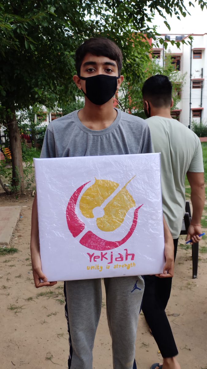 Our young member in Jagti Township Jammu,made this in Two hours and gave caption "unity is strength"
