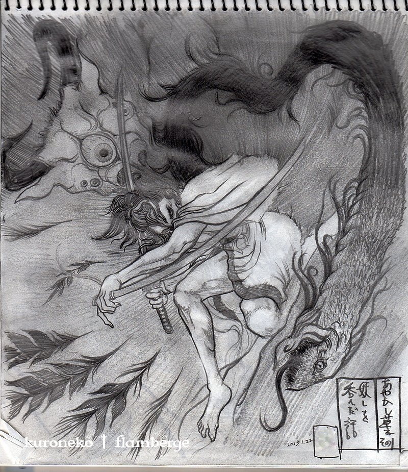 仄かに揺らめく変態臭。
足フェチ。

#このタグを見た人はラフ画とその完成絵を見せる 