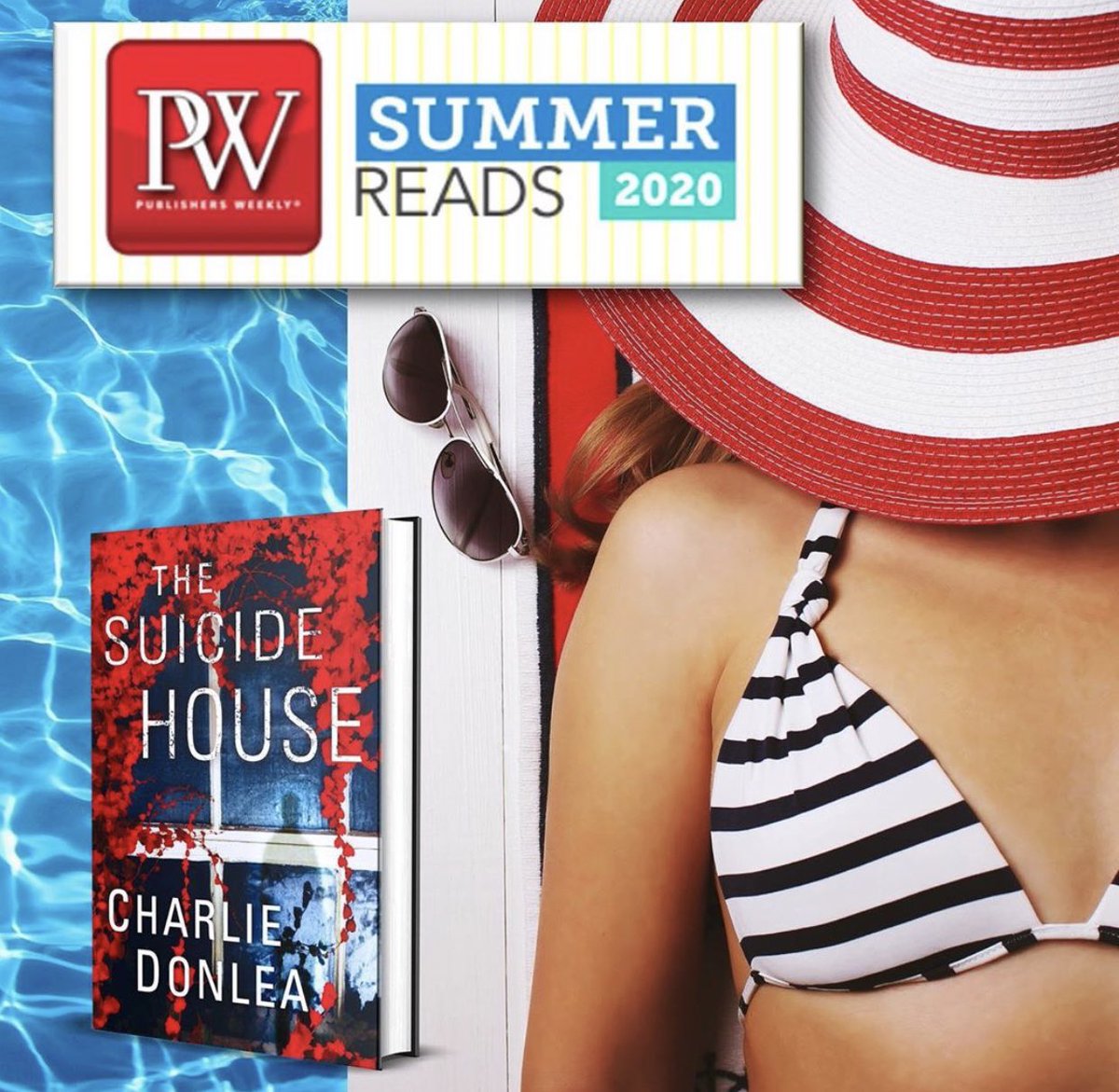 MarysReading's tweet photo. Happy pub day @CharlieDonlea ! If anyone is looking for a great summer read...The Suicide House is out today! The story is as chilling as the cover. #thriller #suspense #goodreads https://t.co/oPOTjf2dhs