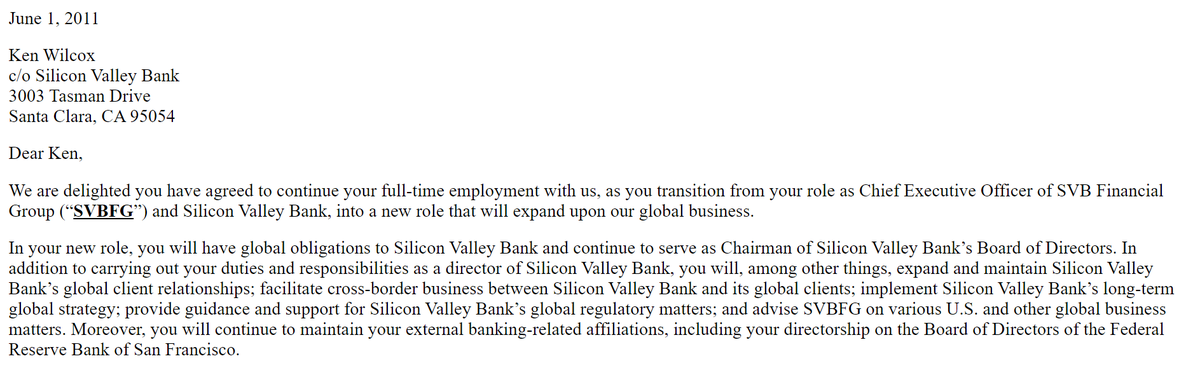 In 2011 SVB transferred their CEO to become Chairman of the Board & relocate to China to expand their business into the Chinese tech & biotech sectors. He also maintained his role as a Director on the board of the Federal Reserve Bank of San Francisco. https://www.sec.gov/Archives/edgar/data/719739/000119312511158420/dex1036.htm