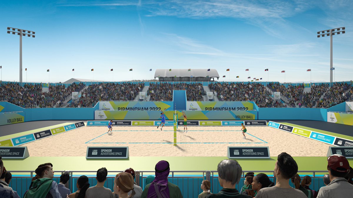 Smithfield hosted its first game of beach volleyball today, but the site will be completely transformed when #Birmingham2022 begins in two years’ time. 

Find out more about the Games' newest venue here: birmingham2022.com/news/blog/cele…

#2YTG #Sport #CommonwealthGames